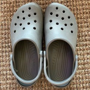 Grey Crocs